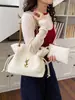 Bolso de Cadena Shujia para Mujer 2025 Nuevo de Moda Retro Europeo y Americano Tipo Tote con Acabado de Alta Gama, Gran Capacidad y Bolso Pequeño a Juego para el Trabajo