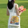 Bolsa de Lienzo con Ilustración de Ciudad, Bolso Tote de Lienzo Chino Sobresaliente, Bolsa de Compras Ecológica Personalizada de Gran Capacidad, Bolsa de Tela para Check-in de Atracciones Turísticas