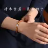 Estilo Zen Nuevo Estilo Chino Calcedonia Azul Simple Versátil Nicho Pulsera para Mujer Sándalo Fabricante Venta al por Mayor Pulsera Cuentas de Oración Juego Cultural