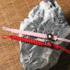 Corda de Lanyard com Nó Plano Trançado Artesanal Fivela de Colar Ajustável com Nó Plano Cordão para Chaveiro de Bolsa Joia com Padrão Nacional