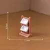 Serie de Muebles Miniatura de Mimbre para Armario para Paisajes en Miniatura, Accesorios de Decoración DIY para Casas de Muñecas, Adornos de Escritorio Mini