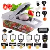 Artefacto de Cocina Amazon Artefacto para Cortar Verduras Máquina Multifuncional para Cortar en Cubos Rallador Rebanador Suministros de Cocina