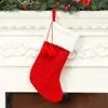 2026 Productos Nuevos Transfronterizos Decoraciones Navideñas Calcetines Gruesos de Lana Tejida Calcetines Blancos de Lana Hotel Hogar Calcetines Navideños Venta al por Mayor
