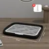 Inodoro para perros extragrande con protección contra salpicaduras y soporte, lavable, urinario para perros estilo plano para uso doméstico, disponible para venta al por mayor
