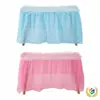 Amazon Falda de Mesa Desechable de Color Sólido Mantel Impermeable y a Prueba de Aceite Decoración para Fiesta de Cumpleaños Boda Juego de Faldas de Mesa