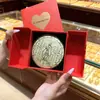 Panqueque de Oro, La Riqueza Está Rodando, Oro Puro 999, Bendición del Oficial Celestial, Souvenir del Día de San Valentín, Regalo para Evento de Negocios de Año Nuevo