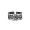 Anillo retro Chiba [Rift Valley] para hombre, plata tailandesa, personalidad, diseño retro de nicho, anillo combinable, anillo único, moda.