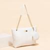 Bolsas Conjunto de Dos Piezas para Mujer Bolso de Mujer 2025 Bolso Grande Bolso de Hombro de Gran Capacidad Bordado Bolso para Madre Bolso de Mano con Textura