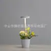 Lámpara de Mesa Maceta Nueva Creativa Personalizada Exportación Transfronteriza Lámpara LED Carga Táctil Luz Nocturna Luz de Ambiente para Restaurante