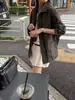 Jaqueta Casual Solta Estilo Coreano Fan Sun Xh Roupas de Trabalho Outono Novo Dongdaemun Vestido Slimming Sem Mangas