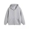 Moletom Cardigan com Capuz Cor Sólida Tendência Americana Masculino 2026 Nova Chegada Marca Tendência Simples Casual Versátil Jaqueta Moletom