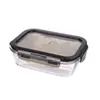 Recipiente Retangular de Vidro para Armazenamento de Alimentos 640ml