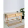 Escritorio de madera maciza integrado sin montaje, escritorio de oficina y silla con cajones, escritorio simple para el hogar, escritorio de estudio