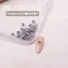 K9 Nuevos Strass Cuadrados 4x4 de Fondo Plano Super Brillantes para Uñas, Strass de Forma Irregular de Colores, Tamaño Pequeño, para Rellenar Espacios, Apilar y Pegar Decoraciones