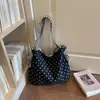 Bolso de Lunares para Mujer 2026 Nuevo de Moda Otoño Casual Moda Bolso de Hombro Gran Capacidad para la Escuela y el Viaje Diario Bolso Tote