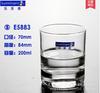 Suministro al por mayor de vasos de agua de vidrio rectos, vasos para bebidas de cerveza para el hogar, vasos de cristal con logotipo impreso.