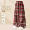 Conjunto de Niña 2026 Nueva Moda de Invierno Sudadera Cálida Elegante y Pantalones Deportivos Pantalones a Cuadros Conjunto de Año Nuevo para Niños