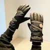 Luvas de Esqui Térmicas de Bloqueio de Calor para o Inverno com Forro de Lã para Mulheres, Adequadas para Ciclismo ao Ar Livre e Uso em Bicicleta Elétrica, Compatíveis com Tela Sensível ao Toque, Impermeáveis e Antiderrapantes