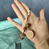 En Stock Bosque de Bellotas Planta Fruta Seca Cadena de Suéter Estilo Largo Accesorio para Hombres y Mujeres Ropa Tejida a Mano de Algodón y Lino Metabo