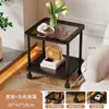 Mesa de Centro Móvel Moderna Minimalista Mesa de Centro Móvel Sala de Estar Sofá Armazenamento Mesa Lateral Quarto Mesa de Centro Móvel Suporte de Armazenamento