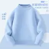 Suéter para niña, nueva colección otoño/invierno 2026, prenda base de cuello alto, conjunto de invierno de una pieza de forro polar engrosado para niños