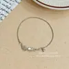 Pulseira de Diamante de Corte Marquise de Luxo Leve Estilo Francês, Personalizada, Simples, Fashion, Vintage, Joia Acessório Versátil Gota d'Água