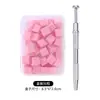 Esponja de Tofu Cuadrada Mini Herramienta para Uñas con Gradiente Esponja para Difuminar Rubor Bolígrafo Complementario