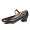 Zapatos cuadrados para adultos y niños, zapatos de baile latino para mujer, zapatos de baile de cuero suave con suelas de goma, zapatos de baile de suela blanda, zapatos de baile plateados