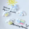 Cachorro Estrella Lindo de Dibujos Animados Pegamento de Crema DIY Material para Funda de Teléfono Móvil Guantes para Niños Hechos a Mano Accesorios de Resina para Joyería