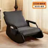 Silla de Ocio Estilo Nórdico Mecedora Sillón de Descanso Balcón Sofá Perezoso Cómodo Silla Individual Jardín Sala de Estar Dormitorio Silla para Siesta