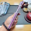 Diseño de molde personalizado para iPhone 18 Pro Max, con una funda de teléfono magnética, de cristal de hielo, bicolor, con protección anticaídas en las cuatro esquinas, disponible para producción OEM en volumen