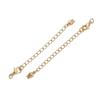Cadena de extensión para collar y pulsera con cierre de hebilla de langosta de oro de 14/18 quilates que conserva el color, accesorios de joyería hechos a mano.