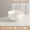 Pratos Estilo Creme Colorido Sob Esmalte, Pratos Redondos, Tigelas e Conjuntos de Louça, Tigelas de Cerâmica para Uso Doméstico, Novo Modelo 2026, Alto Valor Estético