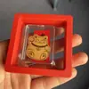 Ouro Puro 999 Estilo Shuibei Deus da Riqueza Sorte Adesivo para Celular 2mg Caixa de Presente Promoção de Live Streaming Loja de Ouro Presentes Atacado
