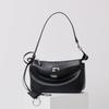 Nova Bolsa Feminina Versátil de Moda Europeia e Americana Feita de Couro Bovino de Alta Qualidade, Pode Ser Usada como Bolsa de Ombro, Bolsa de Axila, Bolsa Transversal ou Bolsa de Mão, com um Toque de Luxo