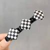 Celebridade da Internet Presilha Lateral Strass Franja Presilha Artefato para Trançar Estilo Camada Dupla Fixa Grampo de Cabelo Palavra Única Torcedor de Cabelo