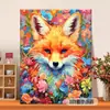 Animales del Mundo Pintura al Óleo Digital DIY León Africano Serie Animales del Bosque Pintura al Óleo Acrílica Rellenada a Mano