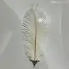 Stock de fábrica Plumas de avestruz de varilla fina 20cm-25cm Decoración DIY para bodas Material de plumas de avestruz multicolor