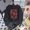 Camiseta de Manga Larga 100% Algodón Chic y a la Moda Estilo Europeo y Americano Estilo Retro Oversize Top Versátil Trendy