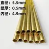 Diámetro 1 2 3 4 40 50 mm tubo redondo pequeño de latón capilar hueco de pared delgada h62/h65 tubo de latón protección ambiental