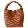 Diseño de Nicho Bolso Cubo Tejido a Mano Versátil Bolso Madre-Hija Bolso de Mano Bolso Cruzado al Hombro Estilo Urbano Simple