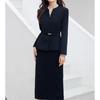 Stock Listo Fabricante Mayorista Elegante Industria Zhi Traje Falda Nuevo Cintura Traje Chaqueta Falda de Cintura Alta para Mujeres