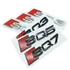 Adecuado para Audi Sq3 Sq5 Sq7 Insignia de Cilindrada Modificación Calcomanía para Coche Insignia Deportiva Trasera Letras Galvanizadas de Plástico Calcomanía para Coche