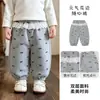 Calça infantil, nova coleção outono 2026, calça de moletom infantil da moda, acabamento delicado em renda, calça comprida para primavera e outono, calça versátil no tornozelo