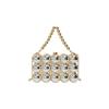 Bolso de Cena Transfronterizo Bolso Clutch Europeo y Americano Retro Bolso de Hombro Cruzado de Moda Bolso de Mano Moderno Bolso de Cadena Simple para Mujer