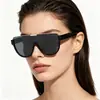 Gafas de Sol de Lente Único Marca B de París, Unisex Transfronterizas Estilo Ins Europeo y Americano Gafas de Sol de Ojo de Gato de Colores