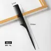 Pente Espessado de Fibra de Carbono Transfronteiriço para Cabeleireiro Estilo Portátil Pente para Meninas Estilo Estilo Estilo Especial Pente com Cauda Pontiaguda