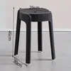Taburete de Plástico para el Hogar Engrosado Taburete Molino de Viento Silla de Comedor Simple Moderna Banco Alto Mesa de Comedor Silla de Goma Apilable