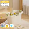 Cubo Grande para Baño de Bebé, Cubo de Baño y Natación para Niños, Cubo para Baño de Bebé, Tina Doméstica para Sentarse, Tina de Cuerpo Completo