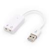 Tarjeta de sonido USB externa sin controlador adaptador de tarjeta externa computadora externa convertidor de auriculares para portátil tarjeta de sonido independiente